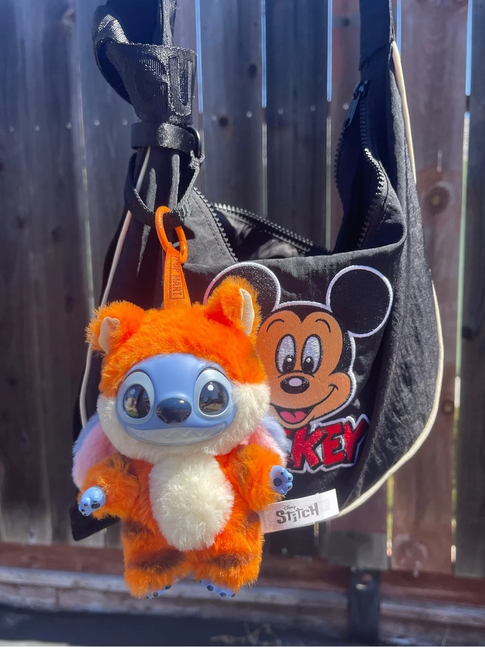 Disney Stitch Tigger Plush Bag Charm Keychain POP MART Blind Box